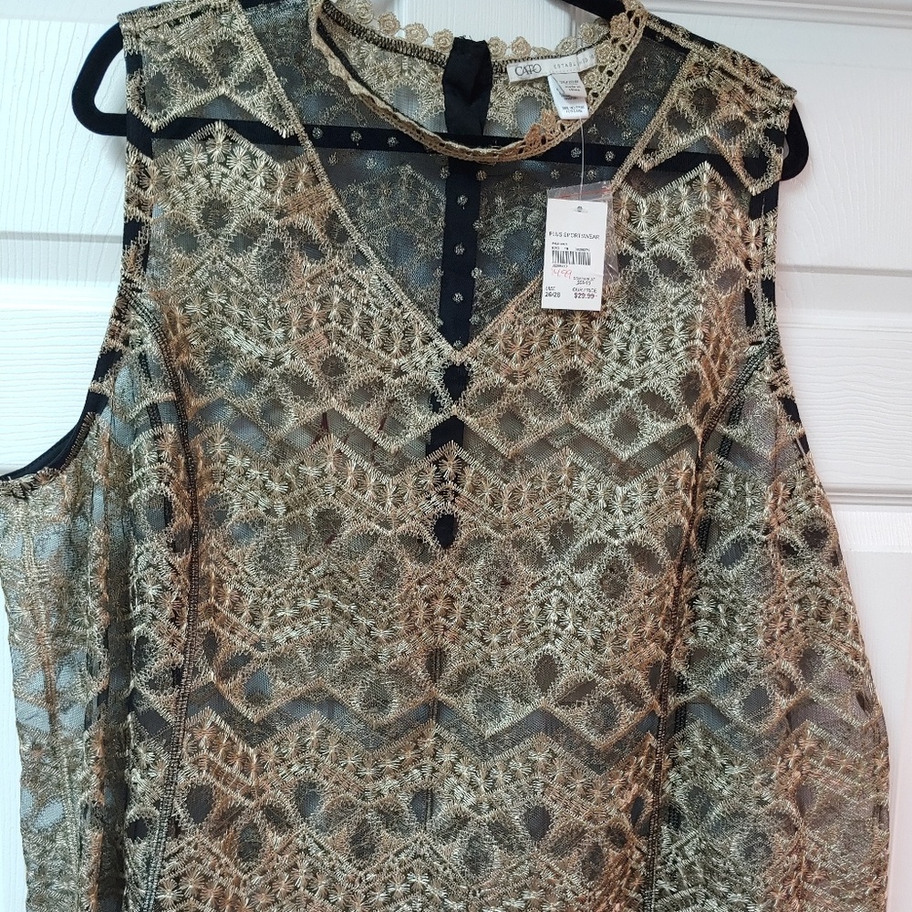 Black & Gold top - Picture 2 of 5